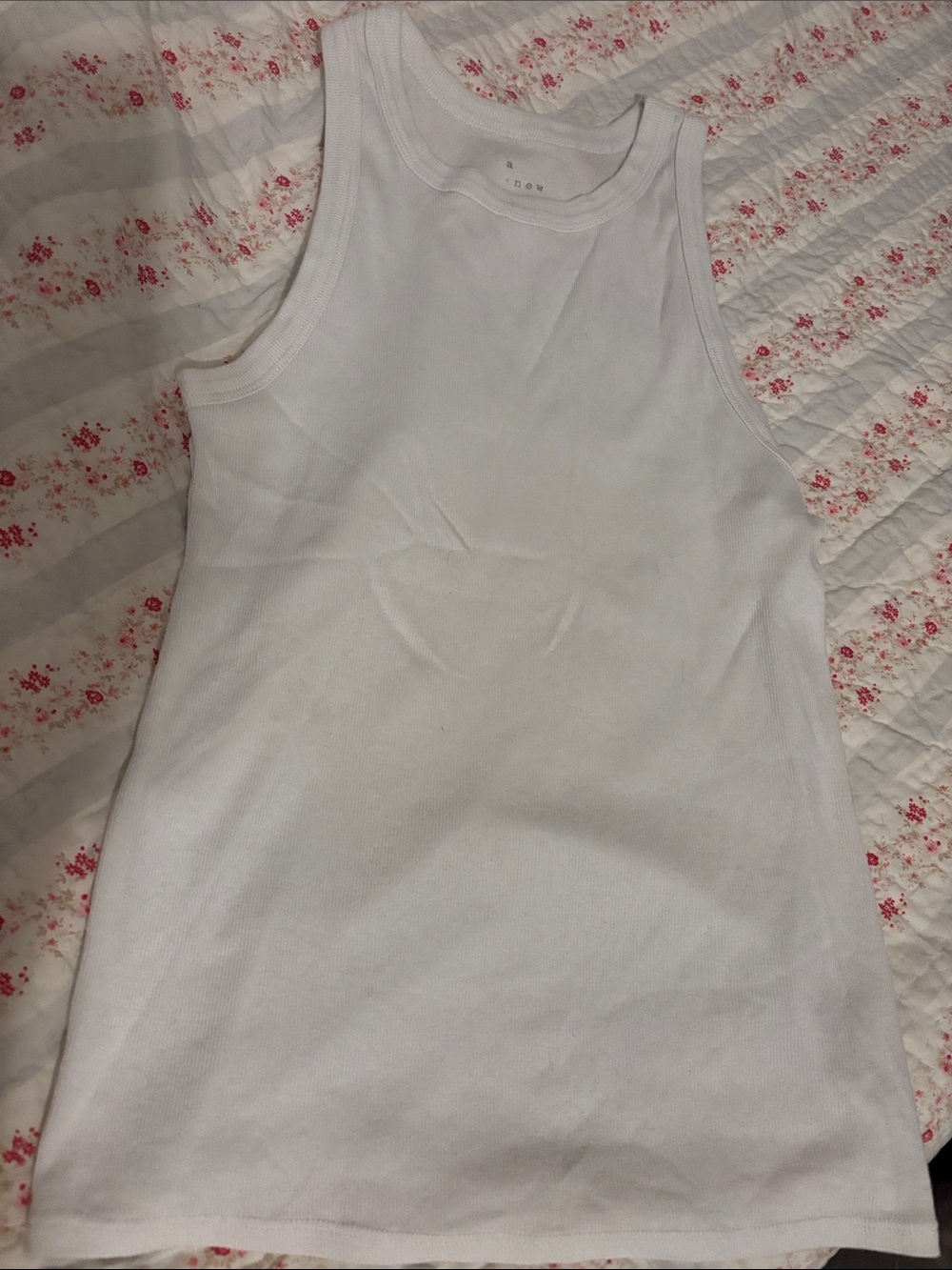 Women's a New Day  Ribbed Tank Top - Size Large
